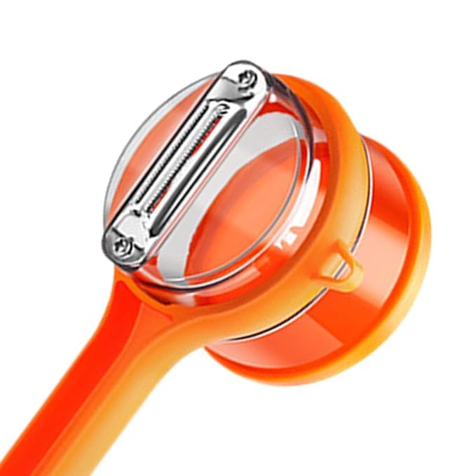 Multifunctional Vegetable Peeler with Container – Double-Sided Stainless Steel Peeler for Fruits & Vegetables | Kitchen Gadget for Potatoes, Carrots & More