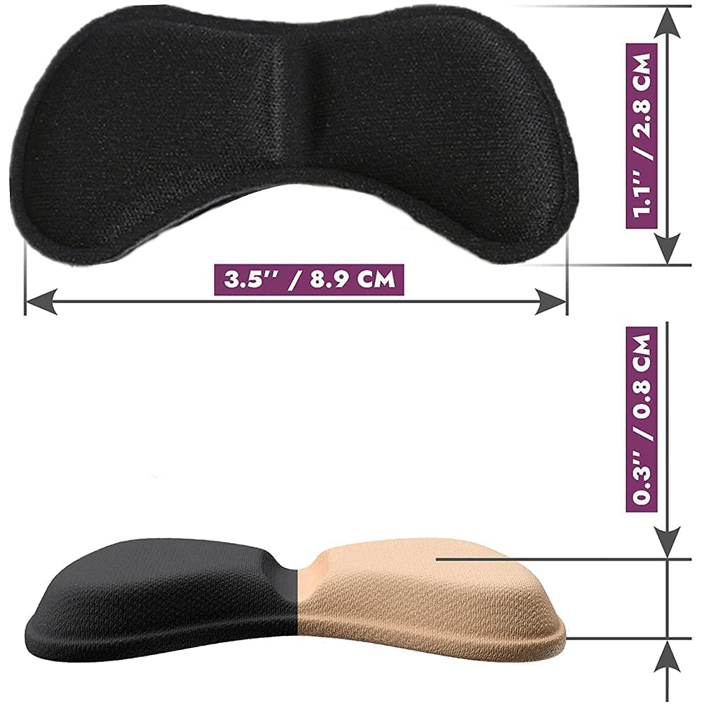VENTWILLA Shoe Bite Protector for Women, Heel Grips Liner Cushions Inserts for Loose Shoes, Shoe Fillers for Women, Shoe Insoles for Men Fit and Comfort (1)