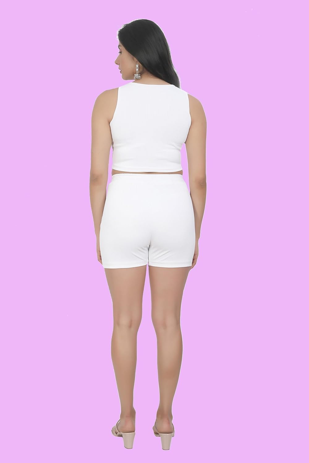 Ribbed Top for Women | Round neck, Half Sleeves Co-ord Set for Women | Stylish Dresses for Women |Night Suit Set| Beach Wear