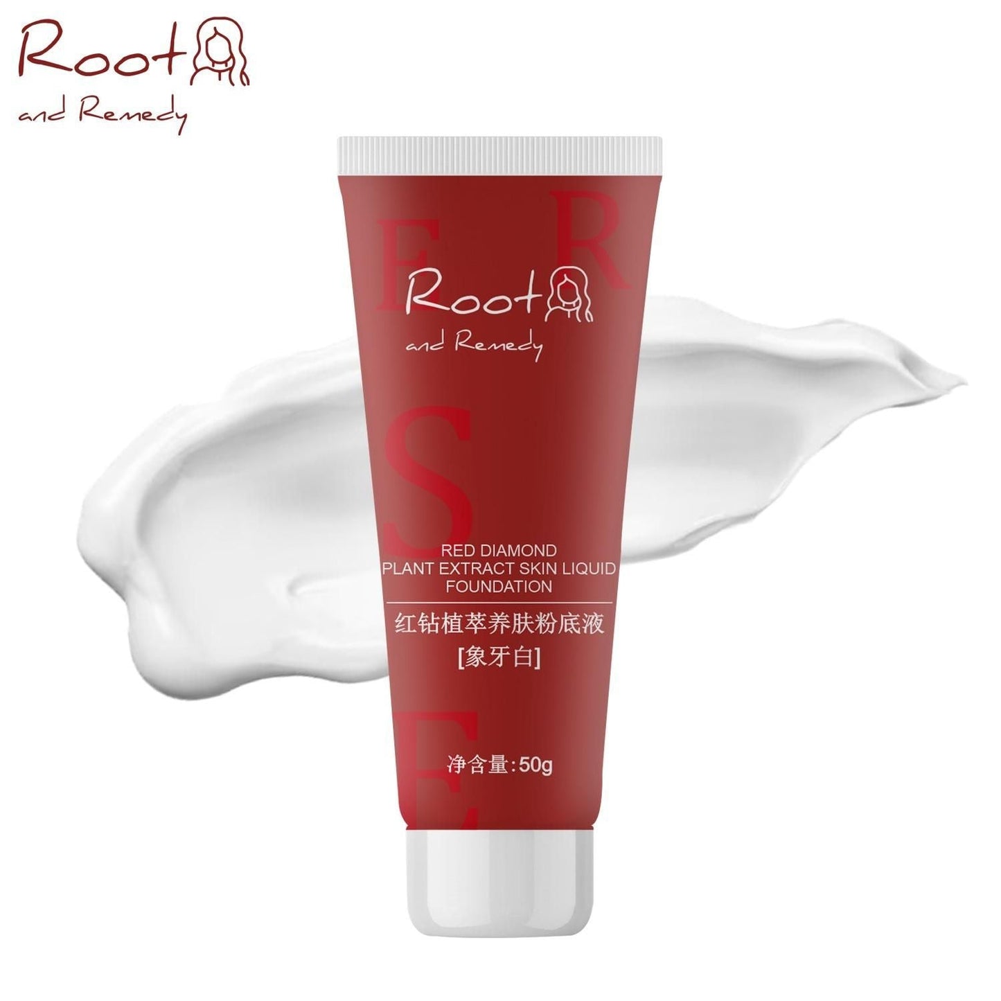 Red Diamond Plant Extract Skin Liquid Foundation 100g Pack of 2