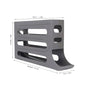 Automatic RollDown Refrigerator Tier Egg Rolling Dispenser, Holds up to 30 eggs, Holder for Fridge Storage - Gray,White