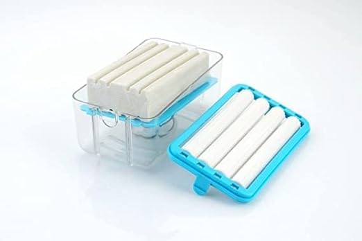 2-in-1 Portable Laundry Rolling Soap Box | Rolling Detergent Storage Box Portable Laundry Soap Dispenser