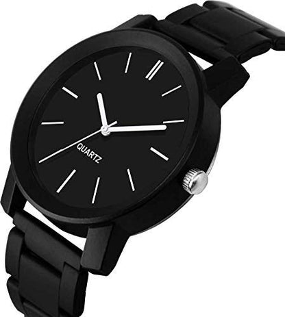 Vgiil - Stainless Steel Watch Series Analogue Men's Watch (Black Dial Mens Long Colored Strap) -W219