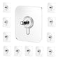 Heavy-Duty Self-Adhesive Wall Hooks (5-Pack, 10KG, No Drilling, Waterproof)