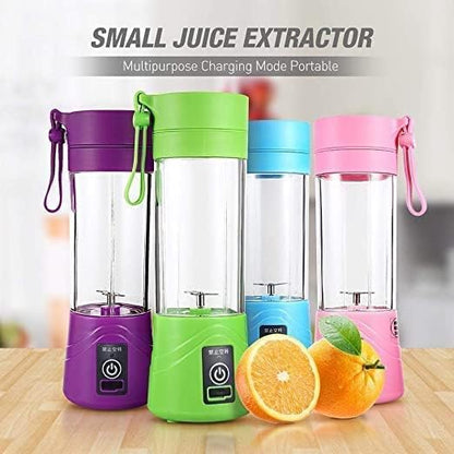 Portable Juice Blender, Juice Maker, Fruit Juicer Machine Electric, USB Rechargeable Personal Size Mini Juicer Grinder, Shakes and Smoothies (Regular)