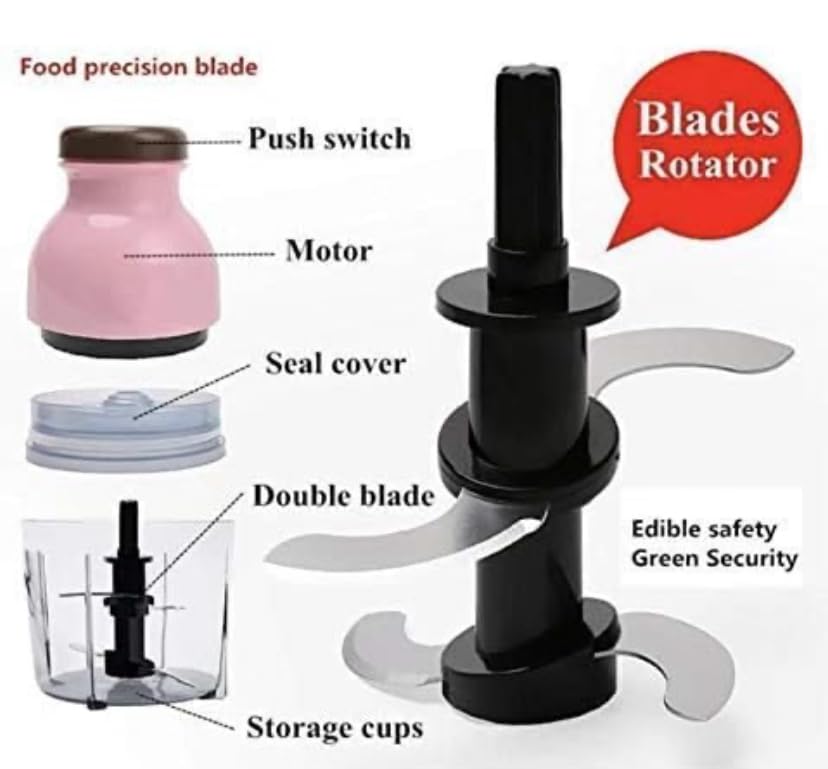 Multipurpose Food Chopper Food Processor Blenders Mini Blender Mixers & Grinder Capsule Cutter Quatre Mini Electric Blender