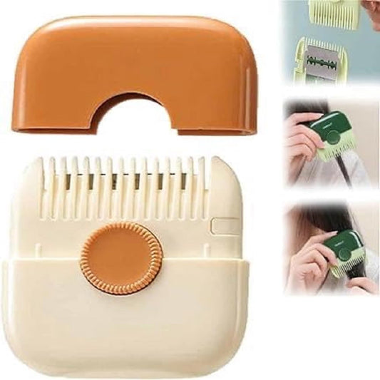 VIDORA Double-Sided Hair Comb Cutter, Baby Hair Cutting Razor Comb, Hair Clipper Bang Comb Styling Tool, Large Size(Assorted Color)