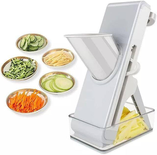 Manual Spring-Loaded Vegetable & Fruit Slicer