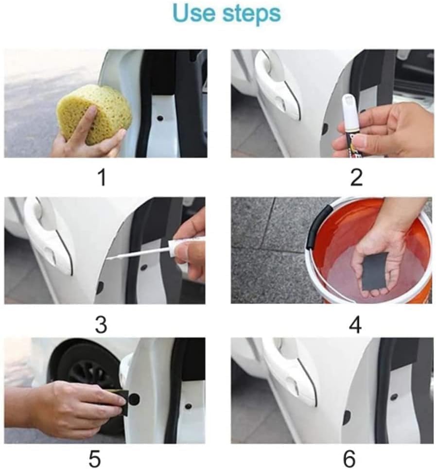 Car Scratch Remover Black, Car Paint Repair Pen Black, Car Paint Glossy,Scratch Repair Paint Pen (Sh-white)