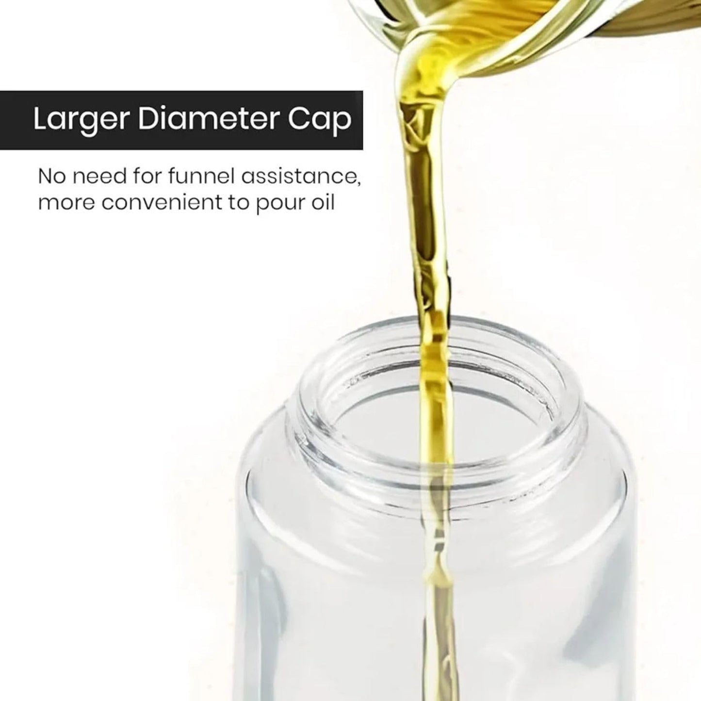 Oil Sprayer Bottle for Cooking, Durable and Food Grade Glass Oil Spray Bottle for Kitchen, Leak-Proof and Refillable Oil Sprayer for Air Fryer, Salad Dressing, Roasting and Frying 220 ML