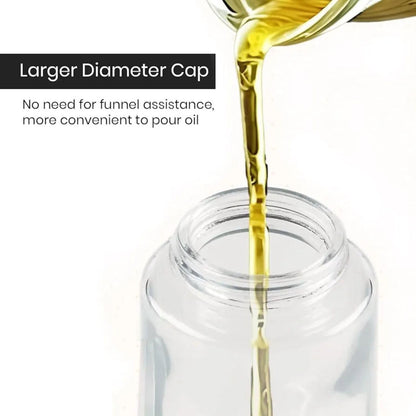 Oil Sprayer Bottle for Cooking, Durable and Food Grade Glass Oil Spray Bottle for Kitchen, Leak-Proof and Refillable Oil Sprayer for Air Fryer, Salad Dressing, Roasting and Frying 220 ML