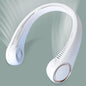Portable Fan Neck Fans for Women Men Bladeless Personal Fan Rechargeable USB 4000mAh Battery Operated with 3 Speeds Hand-Free Neck Fan for Outdoor & Indoor Use Portable Rechargeable Small Fan White