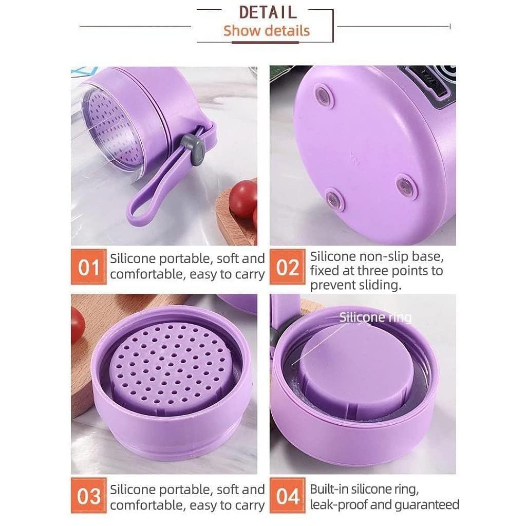 Portable Juice Blender, Juice Maker, Fruit Juicer Machine Electric, USB Rechargeable Personal Size Mini Juicer Grinder, Shakes and Smoothies (Regular)
