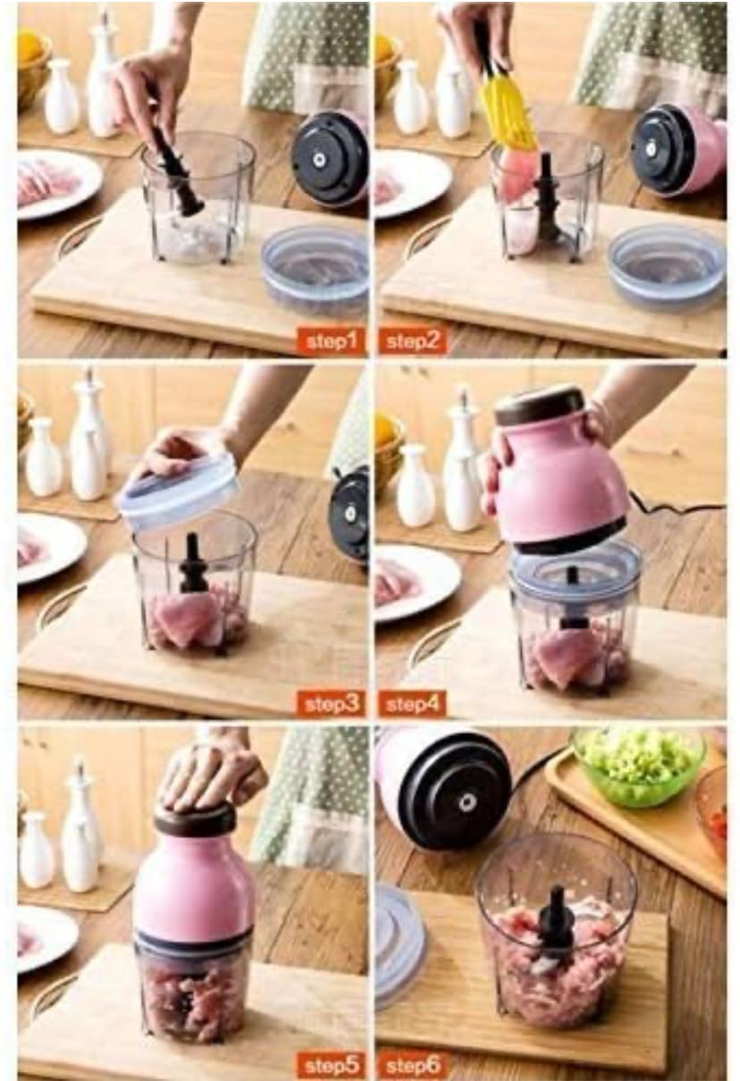 Multipurpose Food Chopper Food Processor Blenders Mini Blender Mixers & Grinder Capsule Cutter Quatre Mini Electric Blender