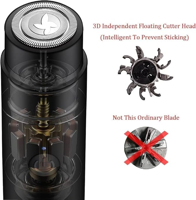 FEIHONG( Stay Smooth. Stay Confident ) Multi-Use Shaver – Safe for Women’s & Men’s All Body Areas, Wet and Dry Use & Low-Noise