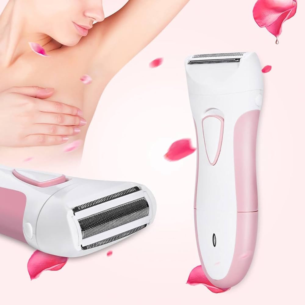 GlamTru™ 5-in-1 Wet & Dry Rechargeable Epilator for Women | Cordless Hair Removal Shaver & Precision Trimmer