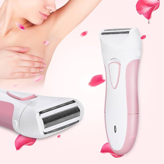 GlamTru™ 5-in-1 Wet & Dry Rechargeable Epilator for Women | Cordless Hair Removal Shaver & Precision Trimmer