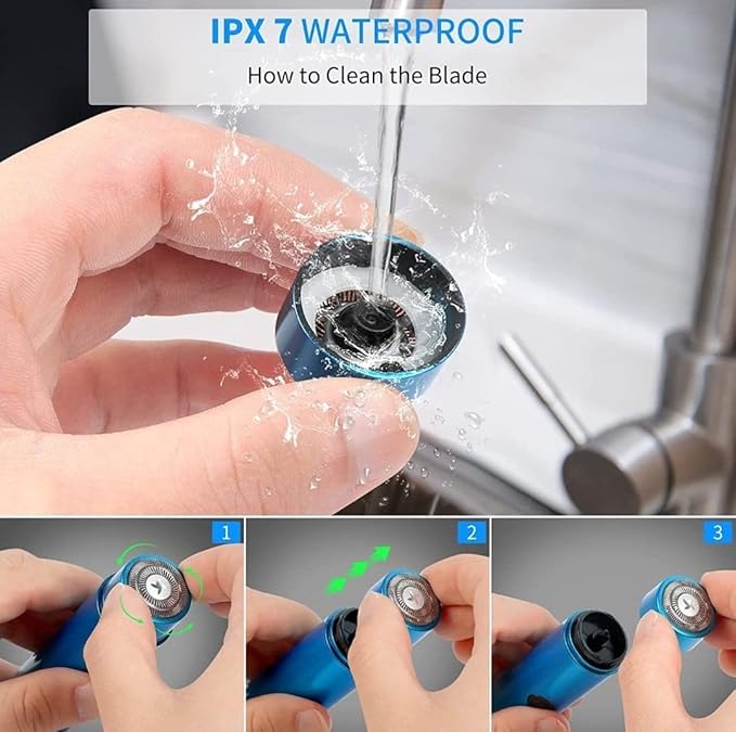 FEIHONG( Stay Smooth. Stay Confident ) Multi-Use Shaver – Safe for Women’s & Men’s All Body Areas, Wet and Dry Use & Low-Noise