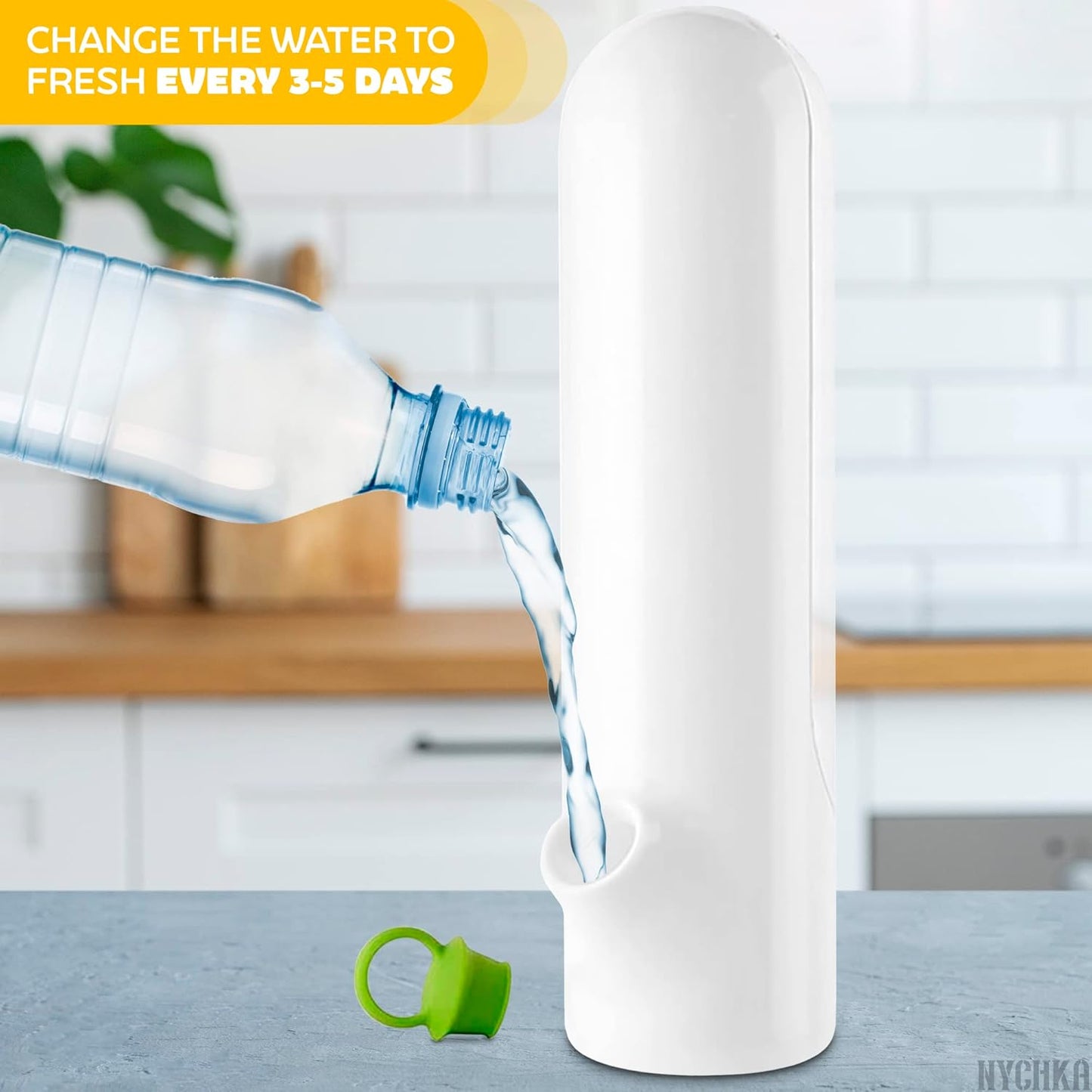 Herb Saver Best Keeper for Freshest Produce, Lasting Refrigerator Herb Keeper, Clear Herb Savor Pod, Herb Storage Container for Cilantro, Mint, Asparagus (3Pcs)