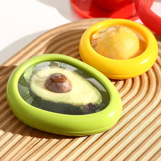 MeeTo Oval Shape Silicone Vegetable & Fruits Container, Saver, Keeper, Storage Box Set Reusable Refrigerator Storage Containers for Maintaining Freshness of Food (Pack of 1)
