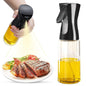 Oil Sprayer Bottle for Cooking, Durable and Food Grade Glass Oil Spray Bottle for Kitchen, Leak-Proof and Refillable Oil Sprayer for Air Fryer, Salad Dressing, Roasting and Frying 220 ML
