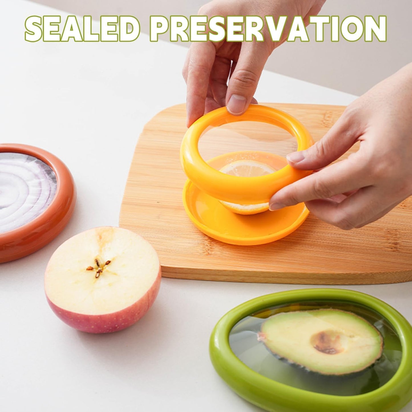 MeeTo Oval Shape Silicone Vegetable & Fruits Container, Saver, Keeper, Storage Box Set Reusable Refrigerator Storage Containers for Maintaining Freshness of Food (Pack of 1)