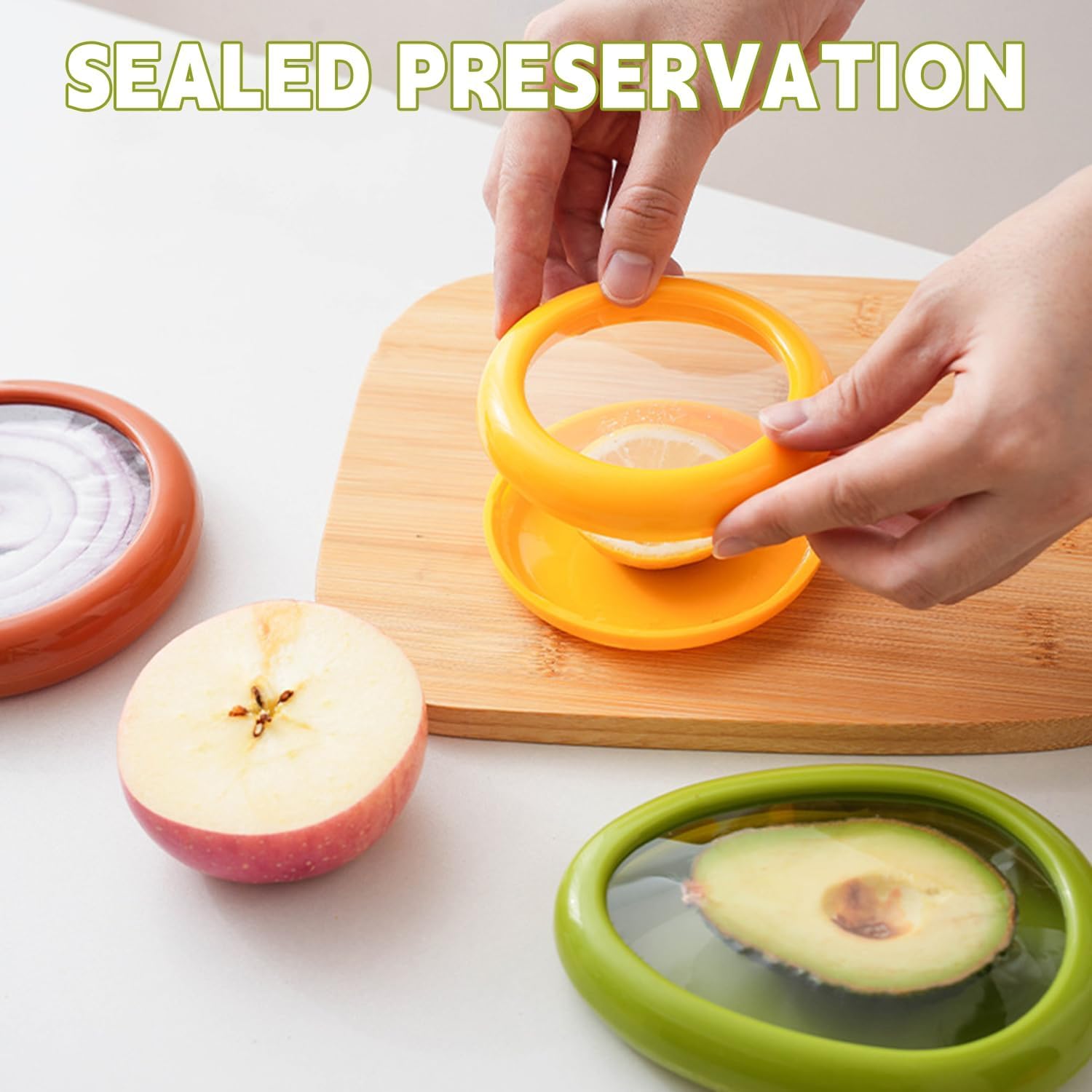 MeeTo Oval Shape Silicone Vegetable & Fruits Container, Saver, Keeper, Storage Box Set Reusable Refrigerator Storage Containers for Maintaining Freshness of Food (Pack of 1)