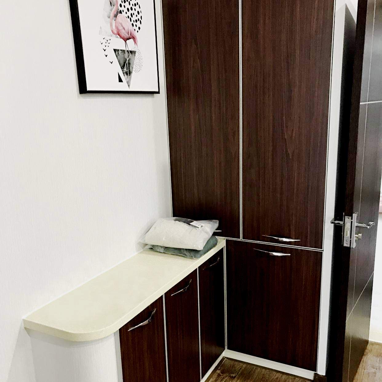 Wall Stickers Wallpaper for Furniture (45 x 200 cm) New Wood Texture Wardrobe, Almirah, Dining Table Top, Kitchen Cupboard Decal Self Adhesive Wallpaper- 9 Sqft.Approx