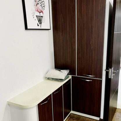 Wall Stickers Wallpaper for Furniture (45 x 200 cm) New Wood Texture Wardrobe, Almirah, Dining Table Top, Kitchen Cupboard Decal Self Adhesive Wallpaper- 9 Sqft.Approx